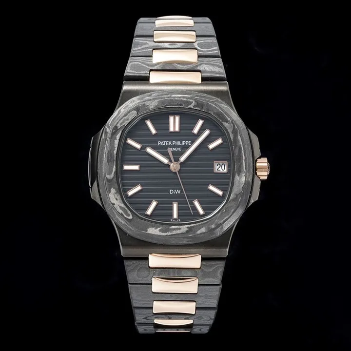 DIW | Cal.324 무브먼트｜40mm l 파텍필립 노틸러스 5711  탄소 섬유