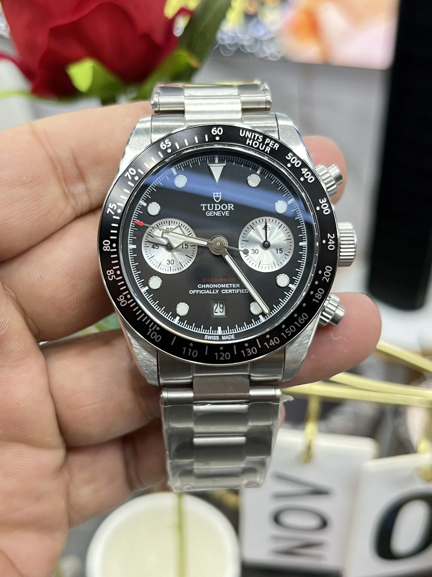 TW l 7750 l 41mm l 튜더 베이 크로노