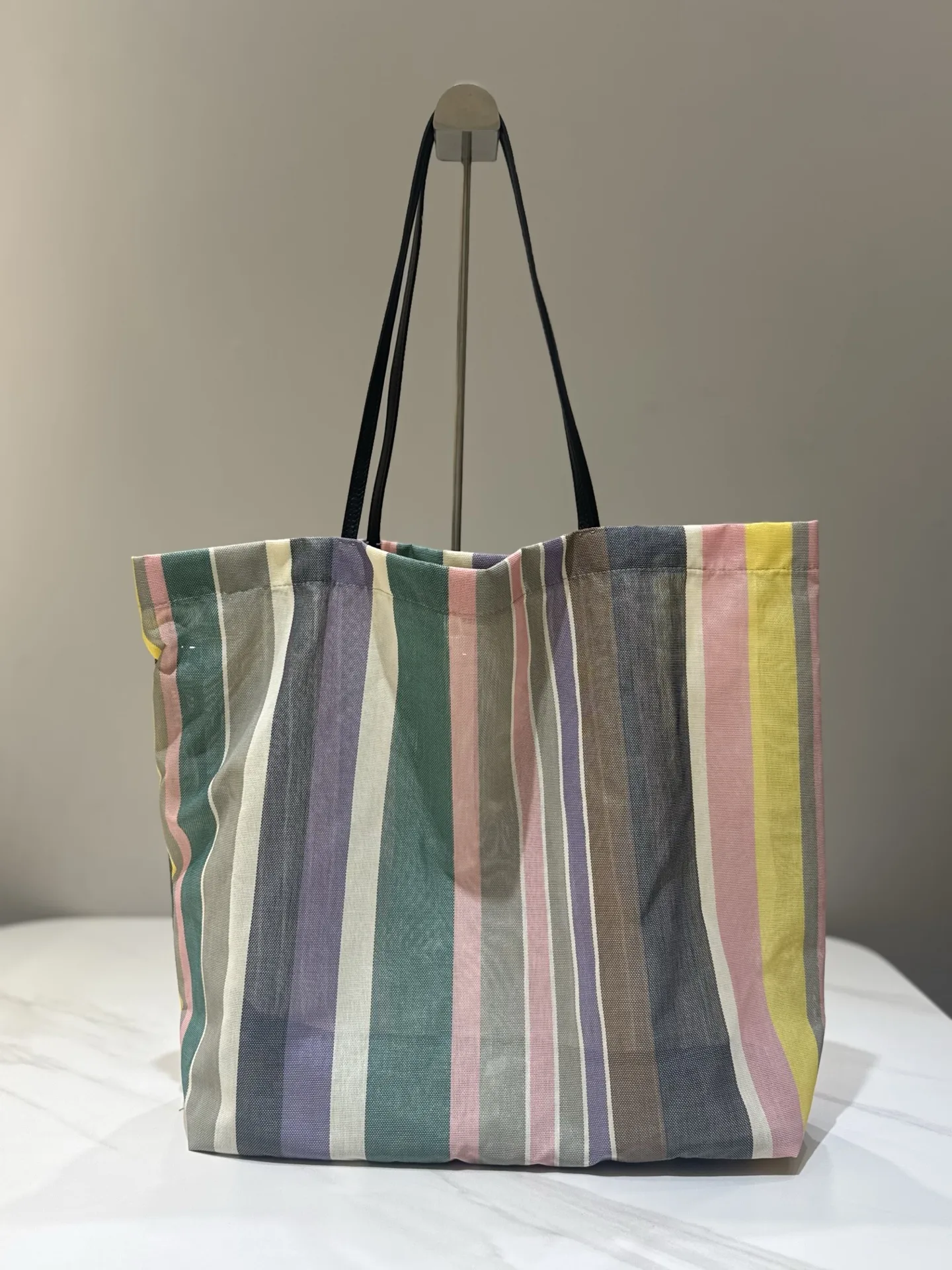 The Row 반 스트라이프  토트 백  48*13*37cm
