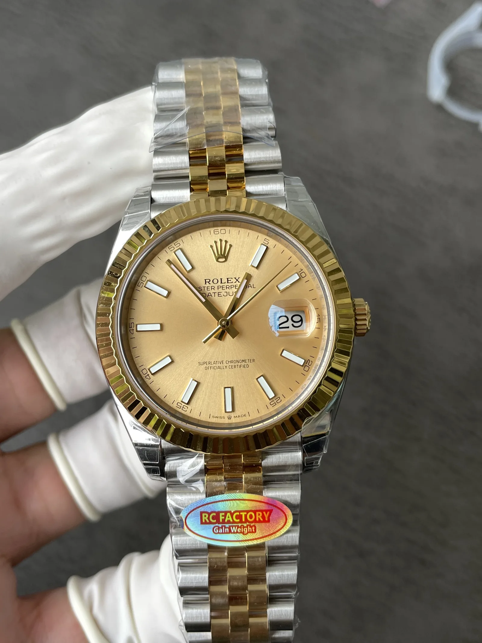 RC | 3235 무브먼트｜41mm l 롤렉스 데이트저스트  126333  149g